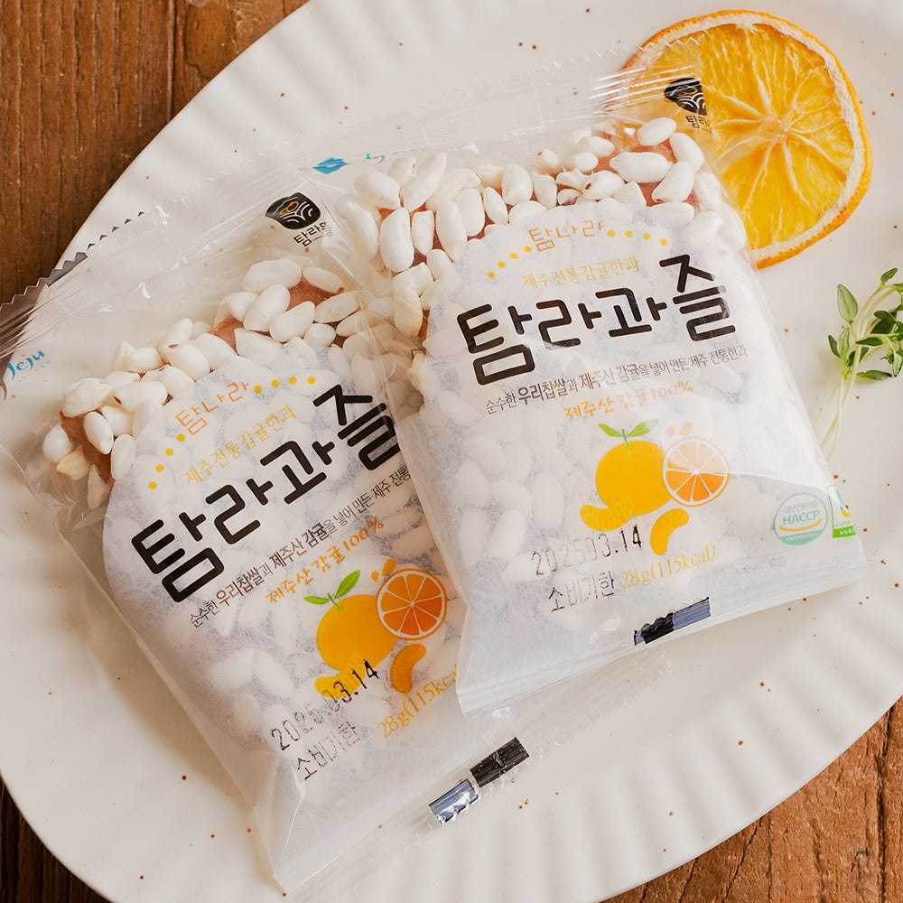 Tamra Gwajeul - Jeju Tangerine Rice Crisp (28g x 40)