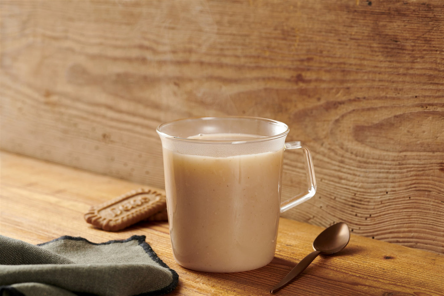 A warm mug of Jeju Swindari fermented barley drink